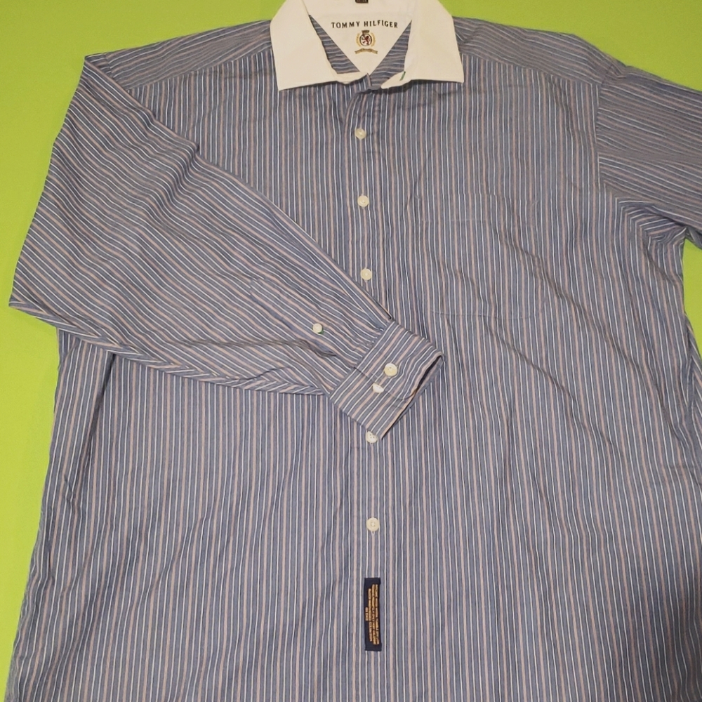 🔥 Vintage 1997 Tommy Hilfiger dress shirt